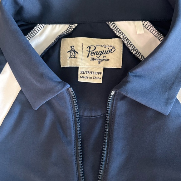 Penguin ladies quarter zip long sleeved top - Picture 9 of 9